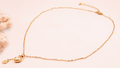 COLLIER SELENITE DORE