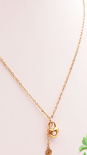 COLLIER SELENITE DORE