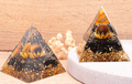 ORGONITE LOTUS OEIL DE TIGRE / OBSIDIENNE NOIRE