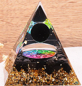ORGONITE OBSIDIENNE NOIRE