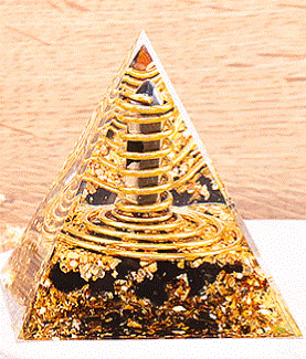 ORGONITE 6CM POINTE OBSIDIENNE NOIRE