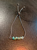 Bracelet amazonite réglable